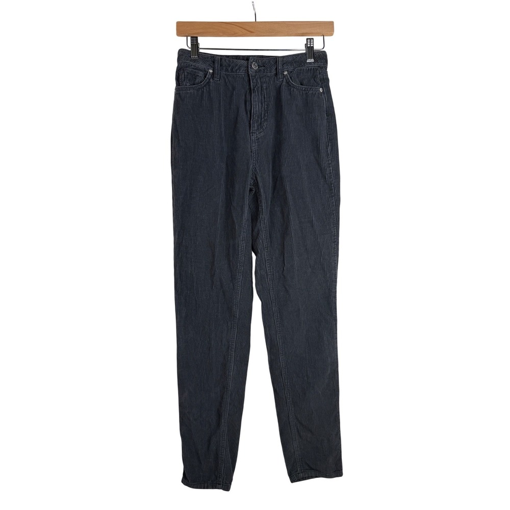 BDG Urban Outfitters Women's Size 25 Dark Gray Mom High Rise Corduroy Pants